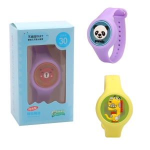 Bracelet lumineux anti-moustique