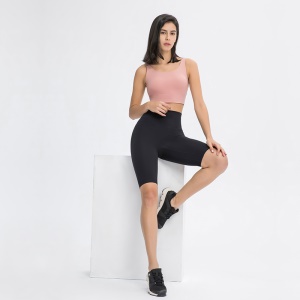 Legging court de yoga 5 points recto-verso